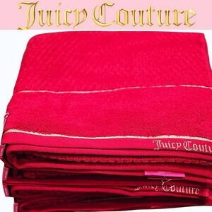 Juicy Couture Home Gold Signature Logo Striped Bath Towel Set
